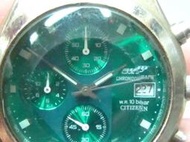 CITIZEN 霸氣時尚三眼錶(型號:OXY)非機械錶浪琴ROLEX萬寶龍RADO元起標ARMANI G-ShocK