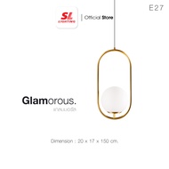 SL LIGHTING | Pendant Lamp โคมไฟห้อย E27 x 1 รุ่น GLAM-P903/1