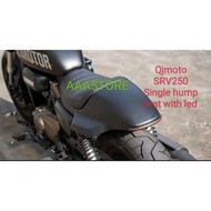 QJmoto SRV 250 Single Hump seat with LED Tail Light(Not for SRV250AMT)
