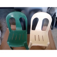 MONOBLOCK CHAIR BEIGE AND GREEN