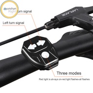 ziyunshan Bike Turn Signal Rear Light LED Bicycle Lamp USB Rechargeable Bike Wireless Lights Back MTB Tail Light Bike Accessories sg