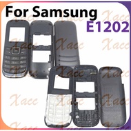 For Samsung Galaxy E1202 GT-E1202 Full Mobile Phone Housing Battery Cover Case English Keypad Repair