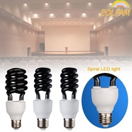 EOLFAM UV Black Light, AC 220V Support Spiral LED light,  Ultraviolet UV Light Fluorescent CFL Bulb 