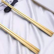2pcs Stainless Steel Chopstick, Modern Chopstick For Kitchen Christmas Gift