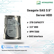 Seagate / Dell 600GB / 2TB / 3TB SAS / SATA 3.5" HDD 7200RPM Workstation Server HDD