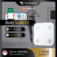 [GLOBAL VERSION ] XiaoMi Mi S400 Body Composition Smart Scale V2 LED Display Bluetooth App Record