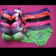 FREE HANGER - IMPORTED BRA SET SIZE 32B 34B 36B PANTY FREE SIZE FIT ML - TOYAZI BRA PANTY SET