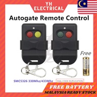 Autogate Door Remote Control SMC5326 330MHz /433MHz Auto Gate Wireless Remote/Replacement switch key system control