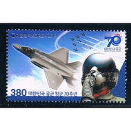 N6163 Korea 2019 South Korea Air Force 70th Anniversary Fighter 1 Brand New Foreign Stamps 0129