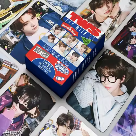 127Pcs/Set TWS Idol New Album TRY WITH US Lomo Cards YOUNGJAE HANJIN SHINYU DOHOON JIHOON HD Printd 