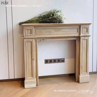 Vintage Fireplace Curio Cabinet Fireplace Mantel Curio Cabinet Simple Home Living Room Interior Hall