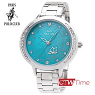 Paris Polo Club นาฬิกาข้อมือผู้หญิง สายสแตนเลส รุ่น PPC-220501L