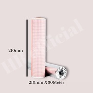 Ecg ecg paper size 210mm X 30 meters