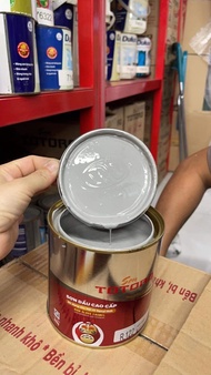 Sơn Tủ Sắt Gỗ Sơn Dầu Xám ghi R122 hàng chính hãng cty Việt Nhật 3kg(