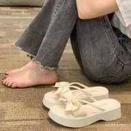 Comfortable Thick-Soled Bow Slippers for Women - Summer Friendly HEB5