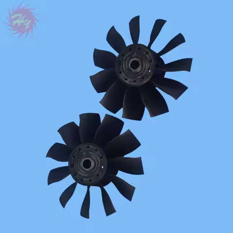 1Pc 11 Blades Diameter 90mm Ducted Fan Std Reverse (Integral Type) Use For RC Model Plane No Include