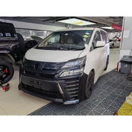 Toyota vellfire anh20 2008-2014 convert agh30 front rear bumper grill bodykit body kit led lamp ligh