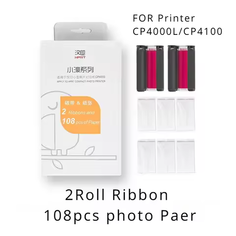 Original HPRT Photo Paper, 6-inch Photo Paper, Color Band, Sublimation For CP4000L/CP4100 Photo Prin