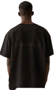 Luner เสื้อยืดลำลอง FOG ESSENTIALS 7th FOG FEAR OF GOD ESSENTIALS 21ss Logo Back Short-sleeved T-shirt Men Oversize T-sh