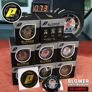 【ITSOK】New PRC PRESSURE GAUGE (BLOWER)(BOOST)  (0-35) (0-60) PSI TURBO auto meter 65mm