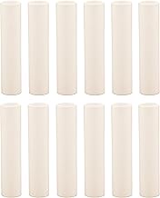 Creative Hobbies 4 Inch Tall Cream Plastic Candle Cover Sleeves Chandelier Socket Covers - Pack of 1