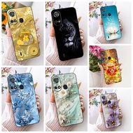 Casing For ITEL A49 Play Case A631L Aesthetic Cute Cartoon Fashion Butterfly Funny Painted Back Cove
