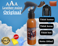 cat kulit asli warna tan isi 100ml cat untuk semua bahan kulitcat jaket kulitcat sepatu kulitcat tas