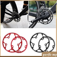 [PerfkMY] Aluminum Alloy Chainring, Bicycle Chainring 130mm BCD 39-53T for Repair