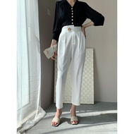 Classy Casual Wide-Leg Suit Pants Women Pants 2023 New Style Korean Version High Waist Loose Slimmer