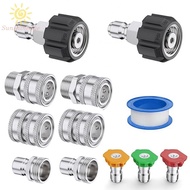 【SUNAGE】Quick Disconnect Pressure Washer Adapter Set with Nozzles for Efficient Cleaning【HOT Fashion】