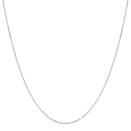FAR EAST 18K/750 White Gold Box Necklace
