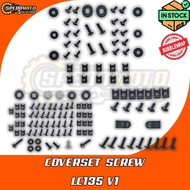 SKRU COVERSET LC V1 BODY COVERSET SCREW YAMAHA LC135 V1