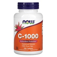 NOW Foods - C-1000 高含量緩釋維他命C+玫瑰果 100粒 (原裝進口)