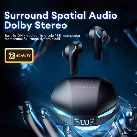 Original Lenovo GM2 Pro Max XT53 Bluetooth Earphones Display TWS Wireless Headset Game Music Headpho