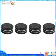 4Pcs 40X20Mm Aluminum HiFi AMP Speaker Isolation Stand Turntable  Feet Pad