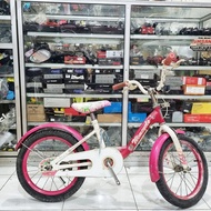 Sepeda Anak Mini 16 Wimcycle Strawberry Bekas Second Siap Pakai Murah