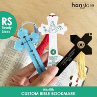 RS CUSTOM Acrylic Bible Bookmark Book of the Bible Bookmark Christian Bookmark/ Book/ TAG Bible/ Boo