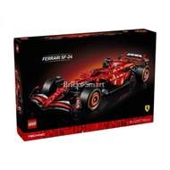 ( BrickShop ) Original 42207 Technic Ferrari SF-24 F1 Model Car Scale 1:8