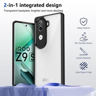 Casing for vivo iQOO Z9s 5G iQ00 iQOOZ9s I2403 Phone Case Clear Acrylic Transparent Soft Silicone Pr