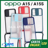 Soft Case Sling Case OPPO A15 A15S S - Softcase Casing Penutup Kamera Silicon Softcase Hardcase Sili