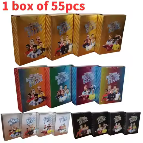 2023 Football Star Card Box Soccer Star Collection Footballer Limited Fan Cards Kids Gift Drop Shipp