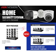 HIKVISION 4Channel / 8 Channel / 16 Channel 5.0MP CCTV Full HD Dome Camera, Bullet Camera, DVR CCTV 