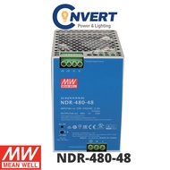 Mean Well NDR-480-48 (NDR-480) DIN RAIL Switching Power Supply AC/DC 24Vdc - 480W 48V 10A