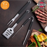 Norpro 8770 Stainless Steel BBQ Tools Set of 3 / ชุดอุปกรณ์ปิ้งย่าง