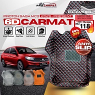 PROTON SAGA MC3 Karpet SAGA 2025 Carpet SAGA 2026 6D Premium Carmat Saga Carpet Saga Karpet Saga Car