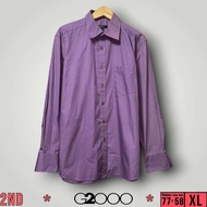 Kemeja Polos Pria G2000 Ungu Size XL (77x58)cm