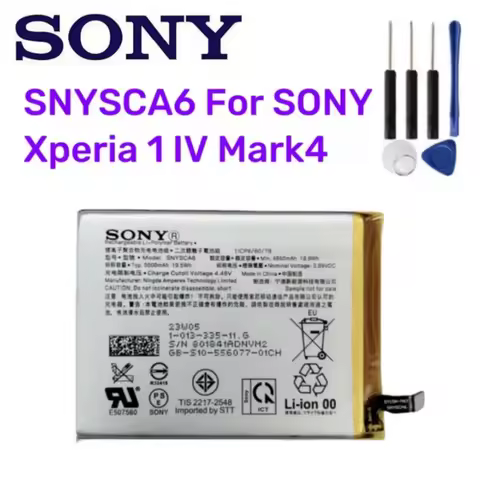 1~2pcs Original SONY SNYSCA6 Battery For SONY Xperia 1 IV Xperia 5V Xperia 1V Mark4 Mark 4 High Qual