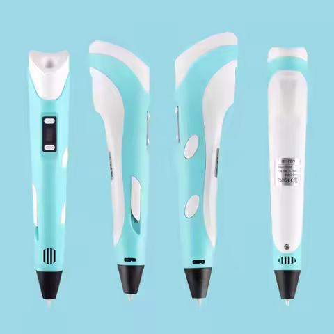 3D Pen DIY Drawing Pens With LCD Screen Compatible PLA Filament Toys Safe Printing Pen for Children 
