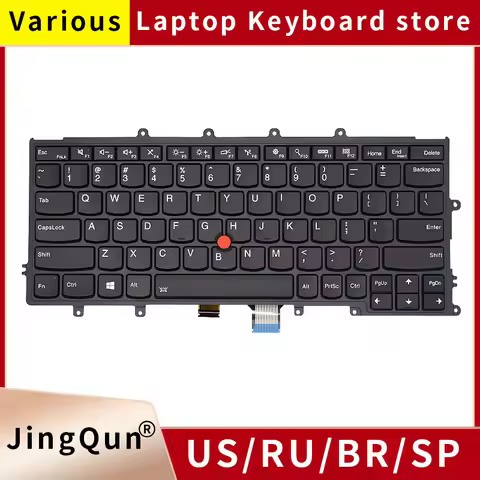 US Russian Laptop Keyboard For Lenovo IBM ThinkPad X230S X240 X240S X250 X250S X260 X270 04X0213 04X