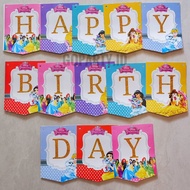 Bunting FLAG PRINCESS BANNER DISNEY FLAG BIRTHDAY DECORATIONS